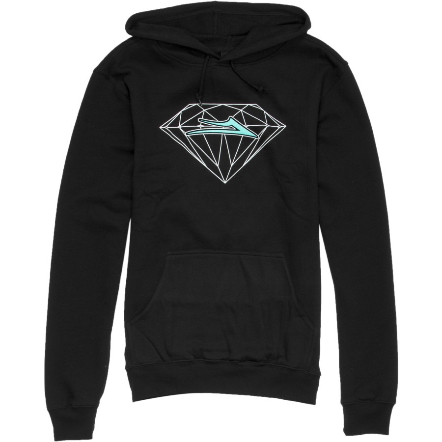 Lakai X Diamond Pullover Hoodie, M, Black